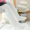 Autumn and Winter Children Pantyhose Brushed Thick Leggings, Size:S(White)