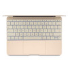 Soft 12 inch Silicone Keyboard Protective Cover Skin for new MacBook, American Version(Gold)