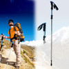 125cm Adjustable Portable Outdoor Aluminum Alloy Trekking Poles Stick(Blue)