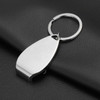 2 PCS Glossy Bottle Opener Keychain Metal Key Ring
