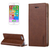 GOOSPERY BLUE MOON FLIP for iPhone 6 & 6s Crazy Horse Texture PU + TPU Horizontal Flip Leather Case with Holder & Card Slots & Wallet (Brown)