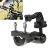 Handlebar Seatpost Big Pole Mount Bike Moto Bicycle Clamp with Tripod Mount Adapter & Screw for GoPro  NEW HERO /HERO6   /5 /5 Session /4 Session /4 /3+ /3 /2 /1, Xiaoyi and Other Action Cameras