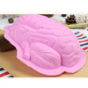 Human Brain Shape Silicone Baking Halloween Cake Mold Pudding Dessert Mold(Pink)