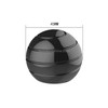 Fully Disassembled Rotating Tabletop Ball Decompression Gyroscope Tabletop Toy, Specification:Diameter 45mm(Black)