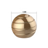 Fully Disassembled Rotating Tabletop Ball Decompression Gyroscope Tabletop Toy, Specification:Diameter 55mm(Gold)