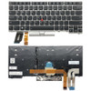US Backlight keyboard for Lenove ThinkPad E480 L480 L380 Yoga T480s(Silver)