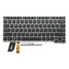 US Backlight keyboard for Lenove ThinkPad E480 L480 L380 Yoga T480s(Silver)