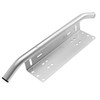 Universal Car License Plate Plastic Bracket Frame Holder Stand Mount (Silver)