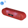 T&G TG148 Portable Stereo Audio Super Bass LED Lantern Pill Wireless Bluetooth Speaker(Red)