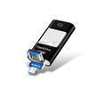 128GB USB 3.0 + 8 Pin + Mirco USB Android iPhone Computer Dual-use Metal Flash Drive (Black)