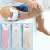 3 Pairs Cartoon Lovely Autumn Winter Cotton Baby Socks, Size:XS(Round Face Crown)