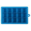 15 Grids DIY Big Ice Cube Mold Square Shape Silicone Ice Tray Fruit Ice Cream Maker(Sky Blue)