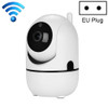 HD Cloud Wireless IP Camera Intelligent Auto Tracking Human Home Security Surveillance Network WiFi Camera, Plug Type:EU Plug(720P White)