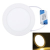 9W 14.5cm Round Panel Light Lamp with LED Driver, 45 LED SMD 2835, Luminous Flux: 630LM, AC 85-265V, Cutout Size: 13cm