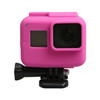 Original for GoPro HERO5 Silicone Border Frame Mount Housing Protective Case Cover Shell(Pink)