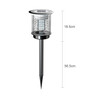 Outdoor Solar Waterproof Mosquito Lamp Mosquito Repellent, Color:TM01Y Black