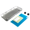 3 In 1 Protective case for Nintendo switch Lite Game Accessories(Clear Black)