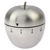 Fashion Apple Shape Stainless Steel Convenient Timer(Grey)