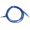 AV01 3.5mm Male to Male Elbow Audio Cable, Length: 1.5m (Blue)