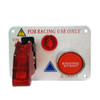 YJ-3012 Car Waterproof Strobe Light Switch Engine Start Switch with Light