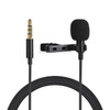 MC-LM10 Clip-on Omni Directional Condenser Microphone for iPhone, iPad, Galaxy, Smart Phones, Tablets and Other Audio Device with 3.5mm Earphone Port (Black)