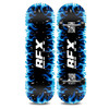 Blue Flame Pattern Children Double-warp Toy Four Wheels Skateboard Scooter