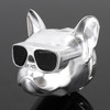 Dog Head Shape Universal Car Air Outlet Aromatherapy(Silver)