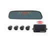 PZ-306-W Car Parking Reversing Buzzer 4.3inch LCD Screen Reverse Parking Sensors Automatic Wireless Parking Wireless Alarm Assistance System with 4 Rear Radar