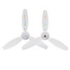 One Pair STARTRC LED Flashing Ring Propeller For Parrot Bebop 2 Drone Series(White)