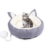 Nordic Style Four Seasons Universal Kennel Removable and Washable Small and Medium Pet Nest(Gray)