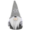 3 PCS Christmas Ornament Five-Pointed Star Forester Doll Santa Claus Ornament(Grey Hat)