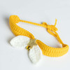 2 PCS Knitted Cat Small Bow Tie Cute Winter Warm Cat Scarf(Yellow)