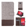 For Motorola Moto Z3 Play MUXMA MX102 Horizontal Flip Canvas Leather Case with Stand & Card Slot & Wallet Function(Brown)