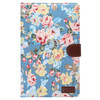 Flower Pattern Cloth Surface Horizontal Flip Leather Case with Wallet & Card Slots & Holder for Galaxy Tab E 9.6 / T560(Blue)