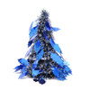 6 PCS Mini Desktop Christmas Tree Hotel Shopping Mall Christmas Decoration, Style:Leaves(Blue)