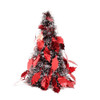 6 PCS Mini Desktop Christmas Tree Hotel Shopping Mall Christmas Decoration, Style:Leaves(Red)