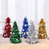 6 PCS Mini Desktop Christmas Tree Hotel Shopping Mall Christmas Decoration, Style:With Small Tree(Gold)