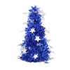 6 PCS Mini Desktop Christmas Tree Hotel Shopping Mall Christmas Decoration, Style:With Five-pointed Star(Blue)