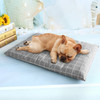 Winter Thick Warm Pet Sleeping Mat Cat Dog Sleeping Bed, Size:L(Green)