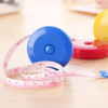 4 PCS 1.5m Cute Plastic Mini Automatic Retractable Tape Measure(Random Color Delivery)