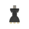 USB 2.0 Male to 3 RCA Gold-plated Video Audio Adapter AV Component Converter