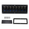 CS-976A3 12-24V 8 Way Switches Single Touch Switch Panel for Car RV Boat Yacht