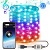 RGB USB  LED Copper Wire Light String Holiday Decoration Light String Bluetooth Mobile APP Control, Length:15m 150 LED