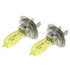 2 X H7 HOD Halogen Bulbs 12V 100W 2400 LM 3500K Yellow Light Headlights