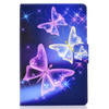 For Galaxy Tab S6 T860 Electric Horizontal TPU Painted Flat Feather Case with Sleep Function & Pen Cover & Card Slot & Holder(Starry Sky Butterfly)