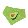 Refreshing Avocado Pet Scarf Three-layer Thickened Waterproof Saliva Towel, Size: L