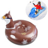 Children Inflatable Ski Laps Snowboard Adult Inflatable Snow Toy(Husky)