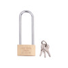 Copper Padlock Small Lock, Style: Long Lock Beam, 40mm Open