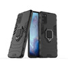 For Galaxy S20+ Shockproof PC + TPU Protective Case with Magnetic Ring Holder(Black)