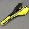 TOSEEK Road Bike Carbon Fiber Seat Bicycle Hollow Seat Saddle, 3K Texture + Light (Yellow)